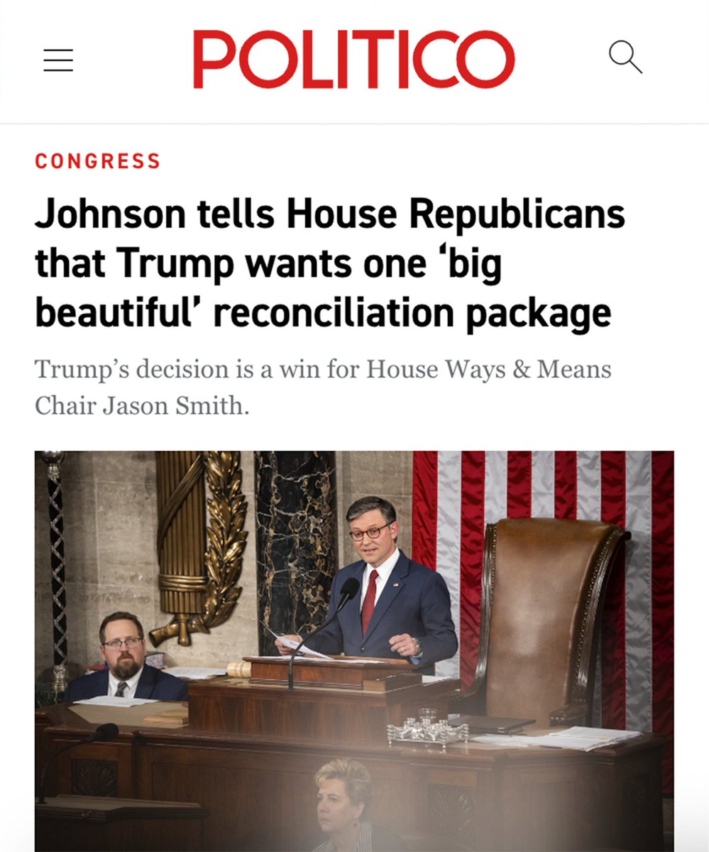 Trump and Republicans intend to shove a huge bill through on party lines by April.

Folks, they're telling us exactly what their priorities are.

—Tax breaks for the wealthy and corporations
—Deregulating Big Oil and Gas
—Going after immigrants

It's going to cost us trillions.