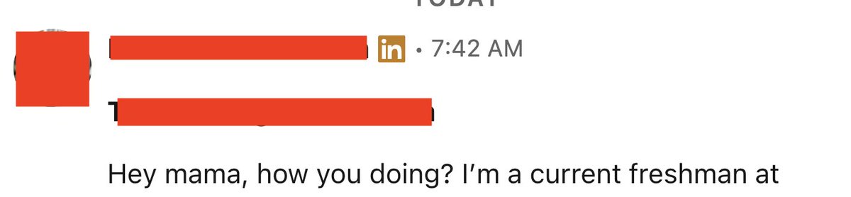 well that's one way to start a cold outreach message