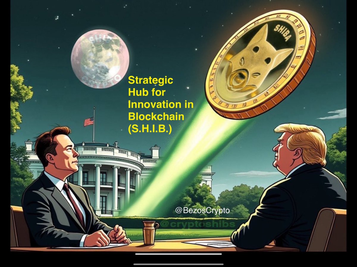 BezosCrypto's tweet photo. PRESIDENT TRUMP ELON MUSK X $SHIB
Strategic Hub for Innovation in Blockchain (S.H.I.B.)
MAGA, PRESIDENT TRUMP, ELON MUSK PUMP $SHIB
RETWEET 

PRESIDENT TRUMP ELON MUSK X $SHIB
Strategic Hub for Innovation in Blockchain (S.H.I.B.)
MAGA, PRESIDENT TRUMP, ELON MUSK PUMP $SHIB https://t.co/Z5nqOVDC8G