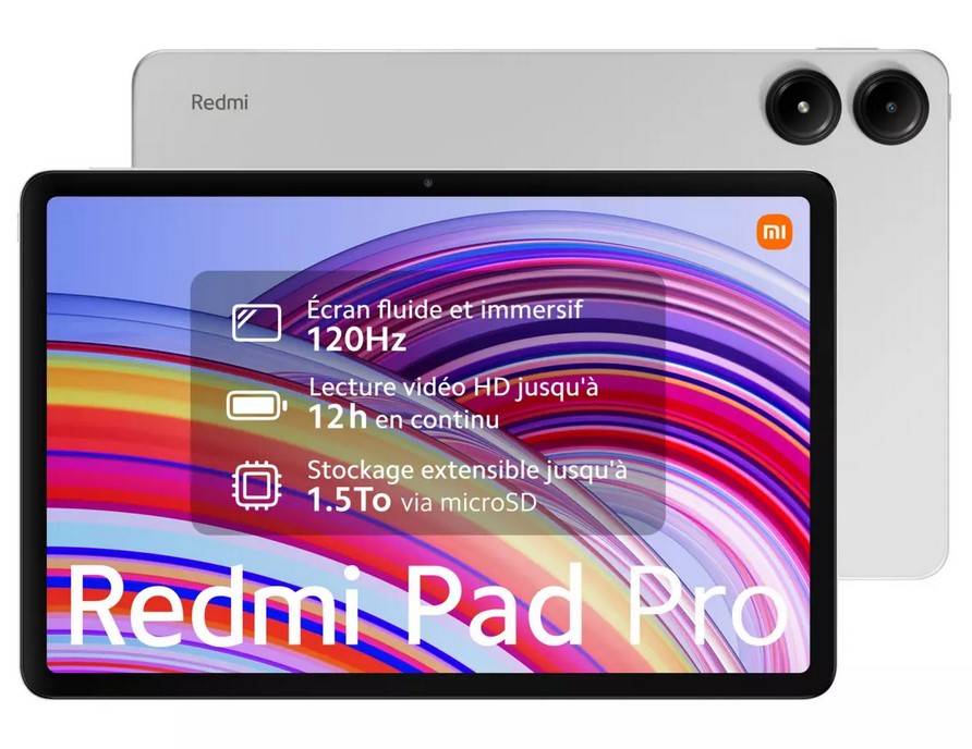 iziva's tweet image. ARRIVAGE ELECTRO DEPOT :  La Tablette XIAOMI Redmi Pad PRO 12.1&apos;&apos; 6Go/128GO/2,5K 

😍Découvrir ici - tinyurl.com/4cnkxmt4

#xiaomi #TabletteAndroid #xiaomiredmipadse #Tablette #Electrodepot #tablettexiaomi #RedmiPadPro