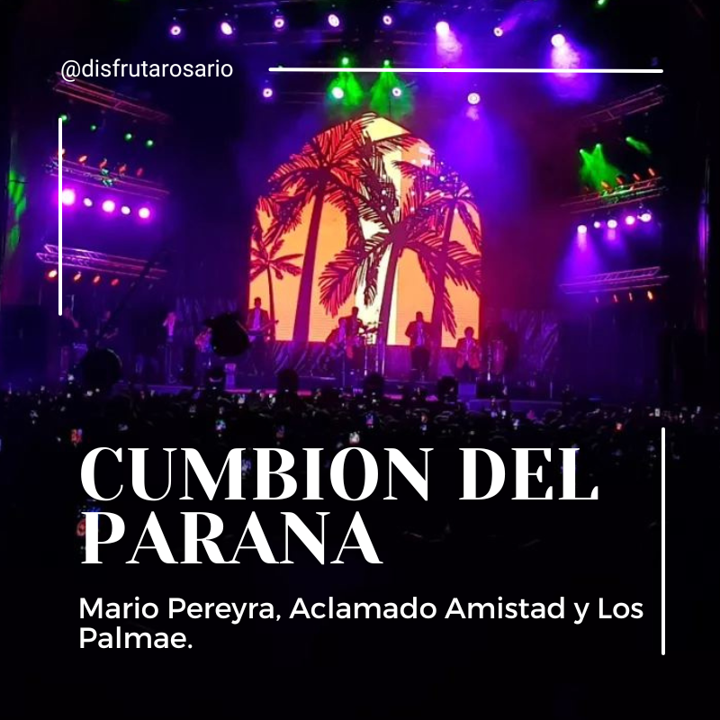 Nueva fecha del Cumbión del Paraná, con Mario Pereyra, Aclamado Amistad y Los Palmae.
🎟️ Entradas a la venta
👉 tinyurl.com/57ushk7r
#disfrutarosario