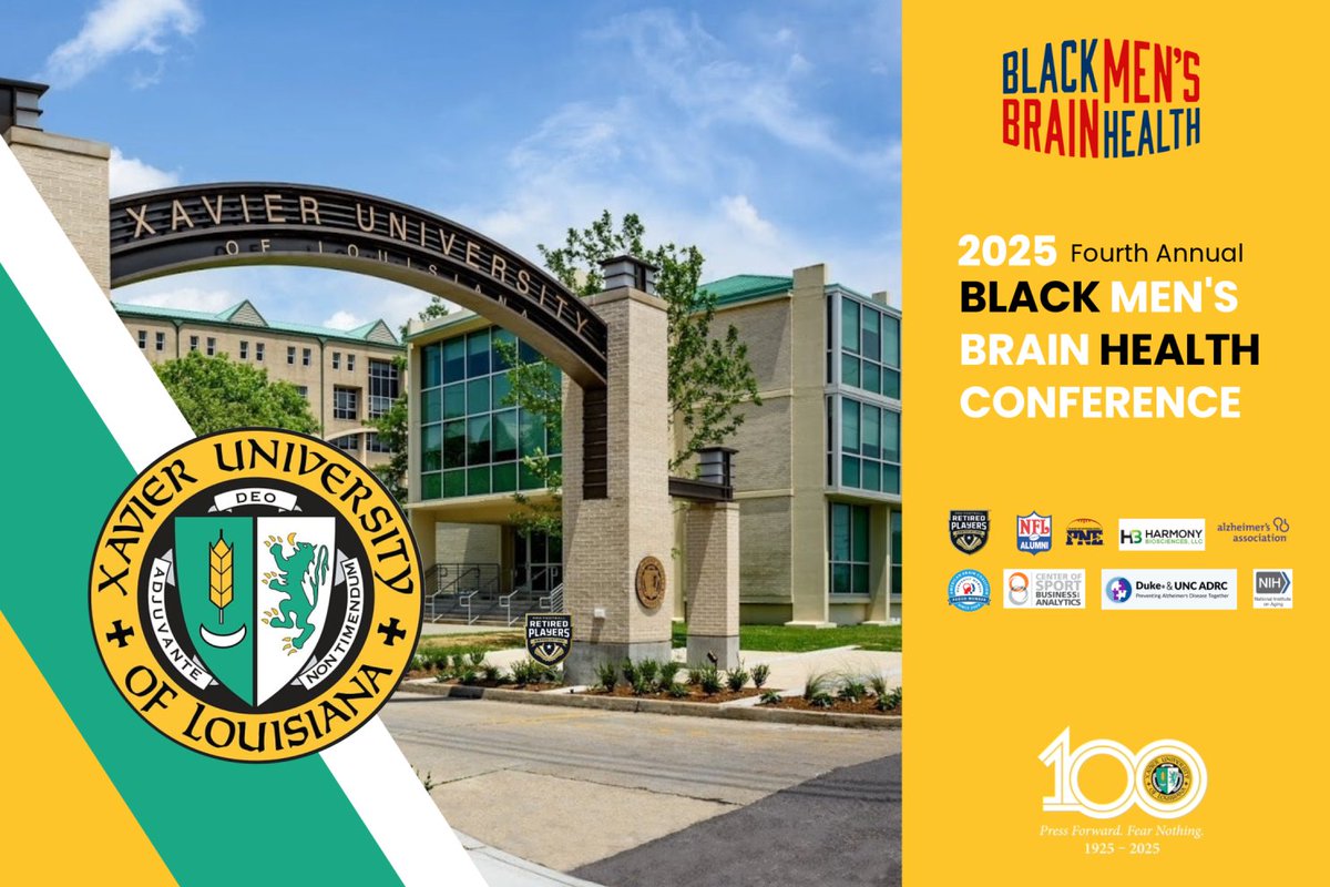 Goodlifepath's tweet image. FREE 2025 Black Men’s Brain Health Conference
📅 Feb 4-5, 2025 | 📍 XULA, New Orleans | 💻 In-Person &amp;amp; Virtual Options

We’re proud to be part of this impactful conference! Register now: bit.ly/2025BMBHC

#BlackMensBrainHealth #CognitiveAging #AlzheimersResearch #BMBHC2025