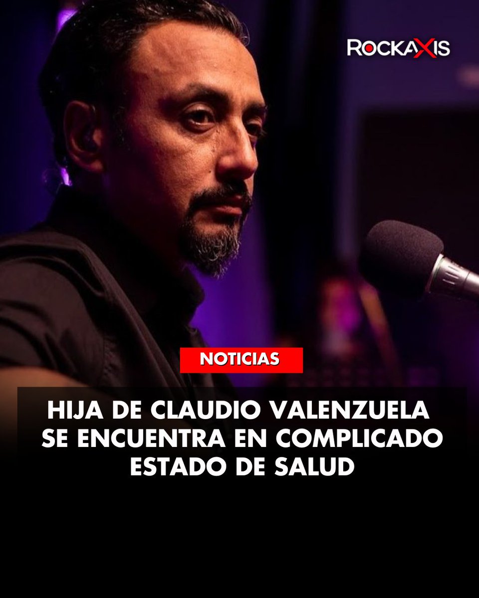 rockaxisoficial's tweet photo. El día de hoy, los fans de Lucybell han llamado a una cadena de oración por la pronta mejoría de la hija de Claudio Valenzuela quien se encuentra hospitalizada por su delicado estado de salud.  Desde redes sociales, se ha hecho un llamado a unir fuerzas y pedir por la salud de la hija del músico.

Solidarizamos con con la familia Valenzuela en este difícil momento

Foto: ADN Radio