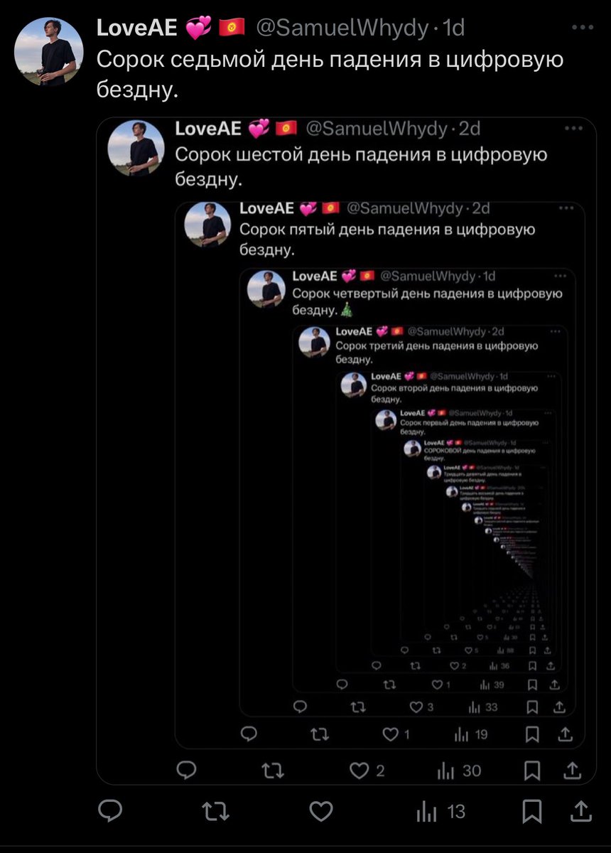 Сорок восьмой день падения в цифровую бездну.