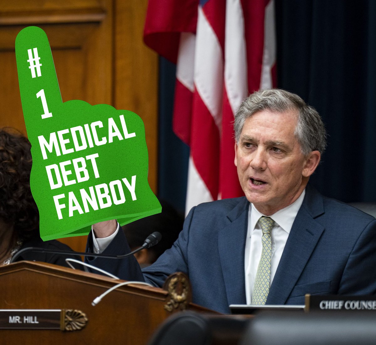 ArkDems's tweet photo. Why does French Hill want you to have medical debt? https://t.co/Kcsatcuj4I