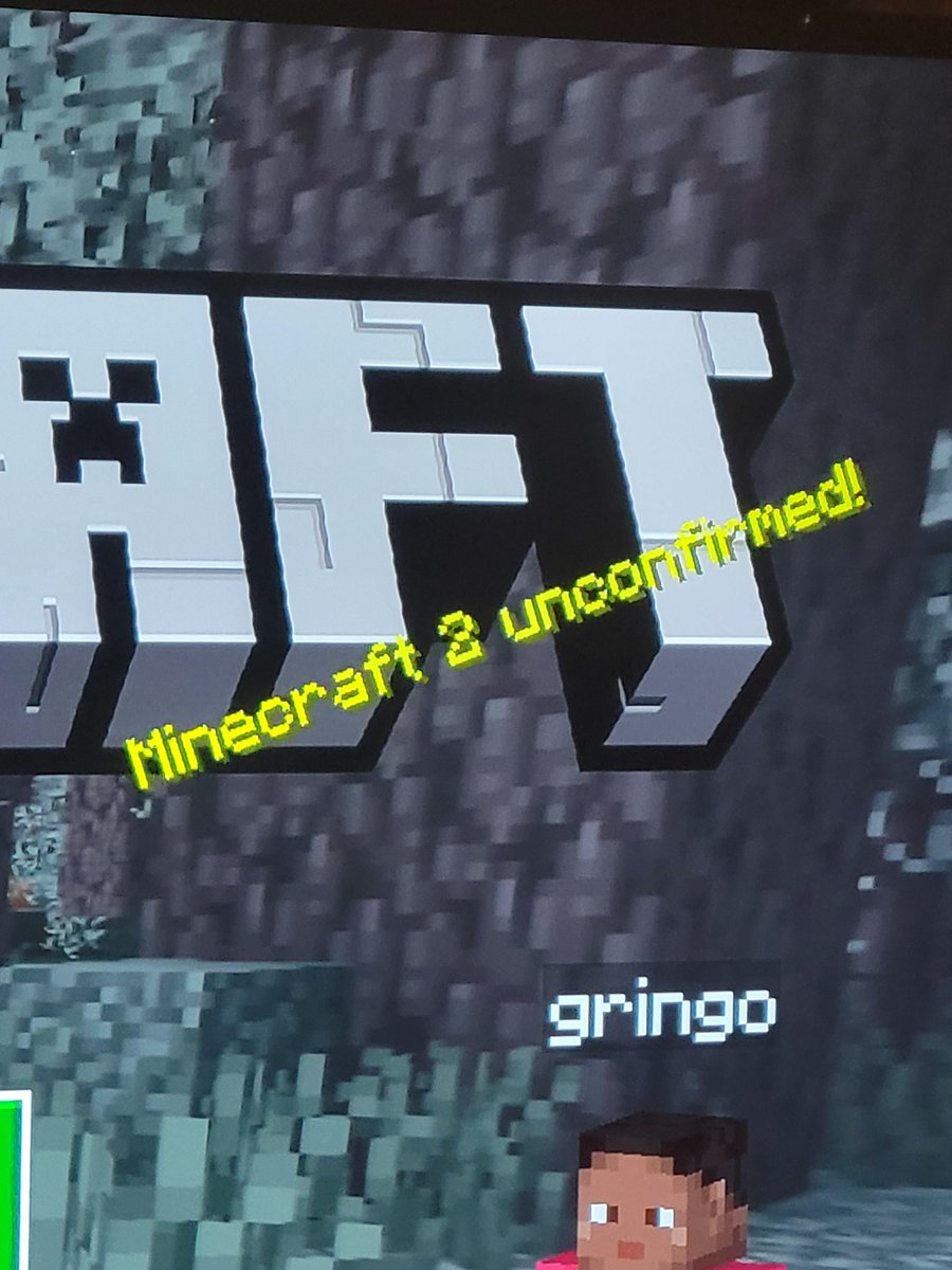 MinecraftMeme16's tweet image. Just got this splash screen lmao