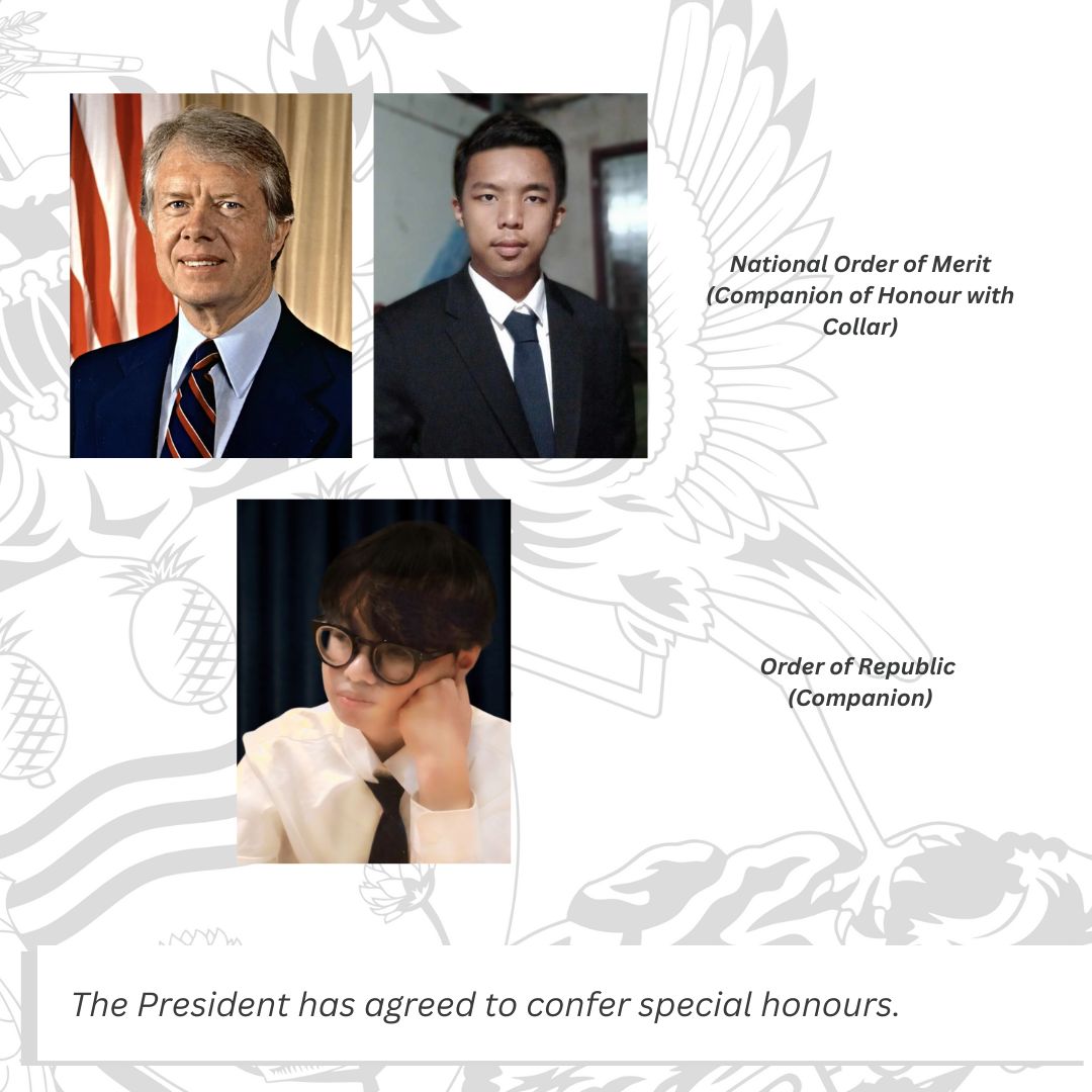 Today (7/01), the Office of the President has released a presidential decree granting special honours to dignitaries of the Republic of Tobabristrini.

#micronations #micronation