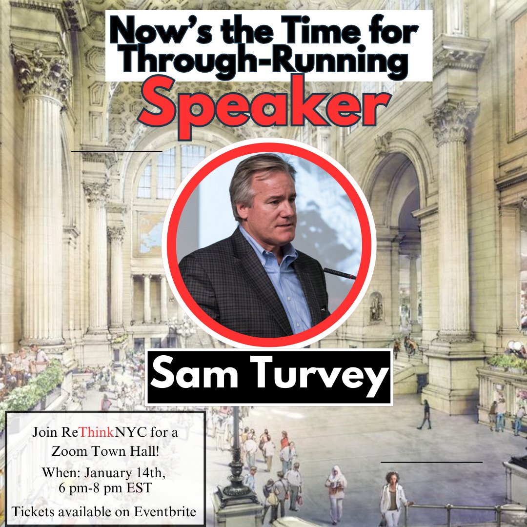 rethinkpenn's tweet photo. Now’s the Time for Through-Running, Not 2080 or 2120 Speaker Samuel Turvey, Chairperson at ReThinkNYC

Register Here!: https://t.co/9PYzdzNalv https://t.co/aZlmWHcagI