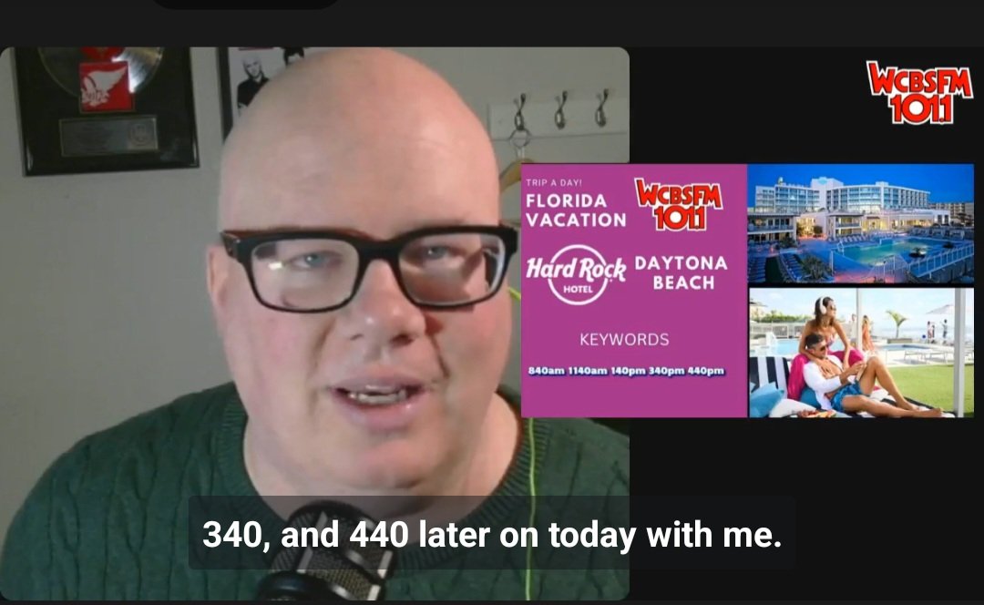 My Jealous Face giving away Florida trips this week on CBS FM.
