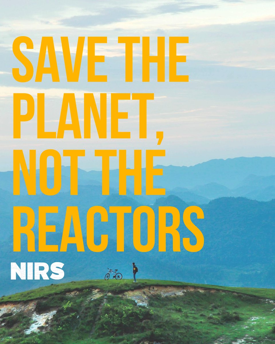 We need a truly renewable, truly green energy future! We MUST save the planet and not defunct and dangerous nuclear reactors! 
#ClimateAction
#RenewableEnergy