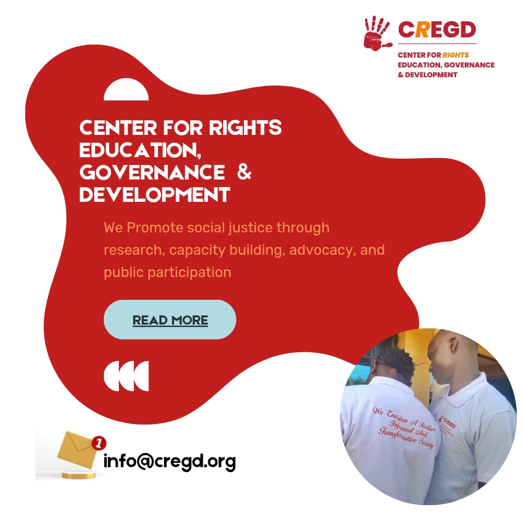 Happy New Year!
At CREGD, we’re stepping into 2025 with renewed energy and focus. This year, we’re here to continue creating meaningful change, working closely with communities, advancing justice, and championing sustainable development.