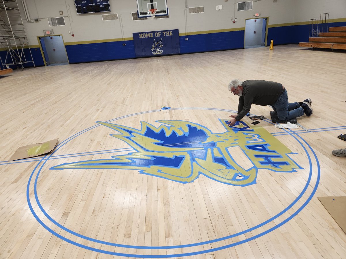 Shoutout to our Amazing Maintenance Crew!

Painting , Stripping and Resurfacing our gym floors for our 2024-25 Basketball season.
#itstartswithus #Imakeadifference
