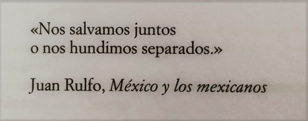 El último texto de #JuanRulfo fue un breve ensayo escrito en 1984 bajo el título "México y los mexicanos", publicado por la agencia EFE. A él pertenece esta frase, tan apegada a la realidad de entonces y ahora.