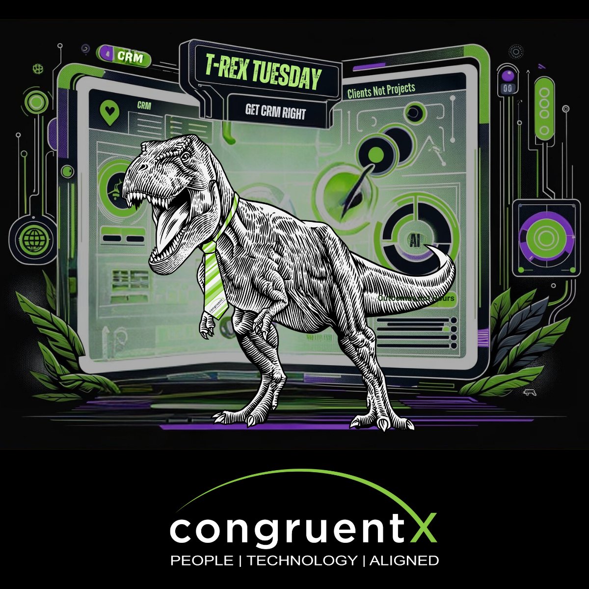 congruent_x's tweet photo. 🦖Happy T-Rex Tuesday! MaX started REACHING his desired business #outcomesnothours after calling on the #peoplenotresources of #congruentX! Ready to Get #CRM Right and REACHING your business outcomes? https://t.co/bSpWbXiRaB #GETCRMRIGHT #AI #clientsnotprojects #outcomesnothours https://t.co/9mzZPhc1I9