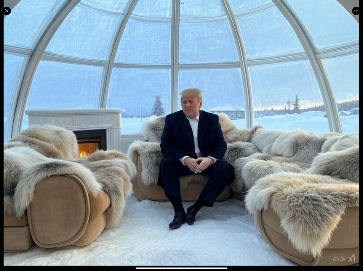 <a href="/BehizyTweets/">George</a> Trump 47’s Northern ‘White House’ ??😂