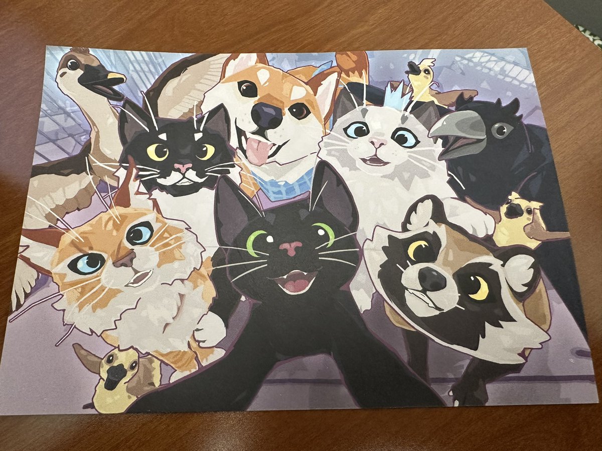 Absolutely the cutest holiday card of the season from <a href="/DoubleDaggerStd/">Double Dagger is making Little Kitty, Big City!</a> <a href="/LittleKittyGame/">Little Kitty, Big City 🐈‍⬛🏙️ OUT NOW!!</a> is the absolute best!