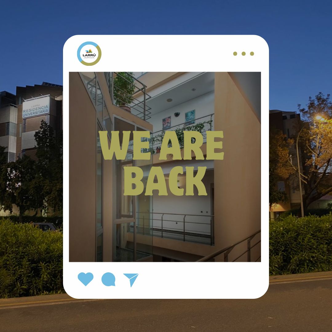 ¡Hola, queridos residentes de Larrú! 🌟
 
 ¡Esperamos que hayáis tenido unas fiestas llenas de alegría y descanso! 🎄✨ Nos alegra anunciar que estamos de vuelta y listos para arrancar este nuevo cuatrimestre con mucha energía y entusiasmo.