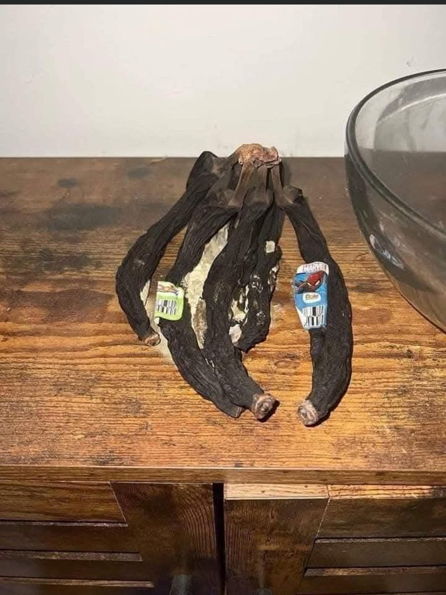 Put them in the freezer. We'll make banana bread after.