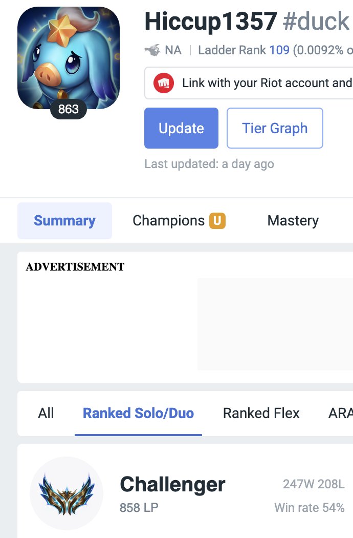 Hi team, unfortunately things did not pan out how I expected and I am now
LFT NA OQs 2025 🦆🦆🦆
* Challenger supp 
* Top 4 last oqs, + promotional tournament w/ Duckie Getters!
* Competitive experience 
* Enchanter main
Disc: Hiccup1357
IGN: Hiccup1357#DUCK
