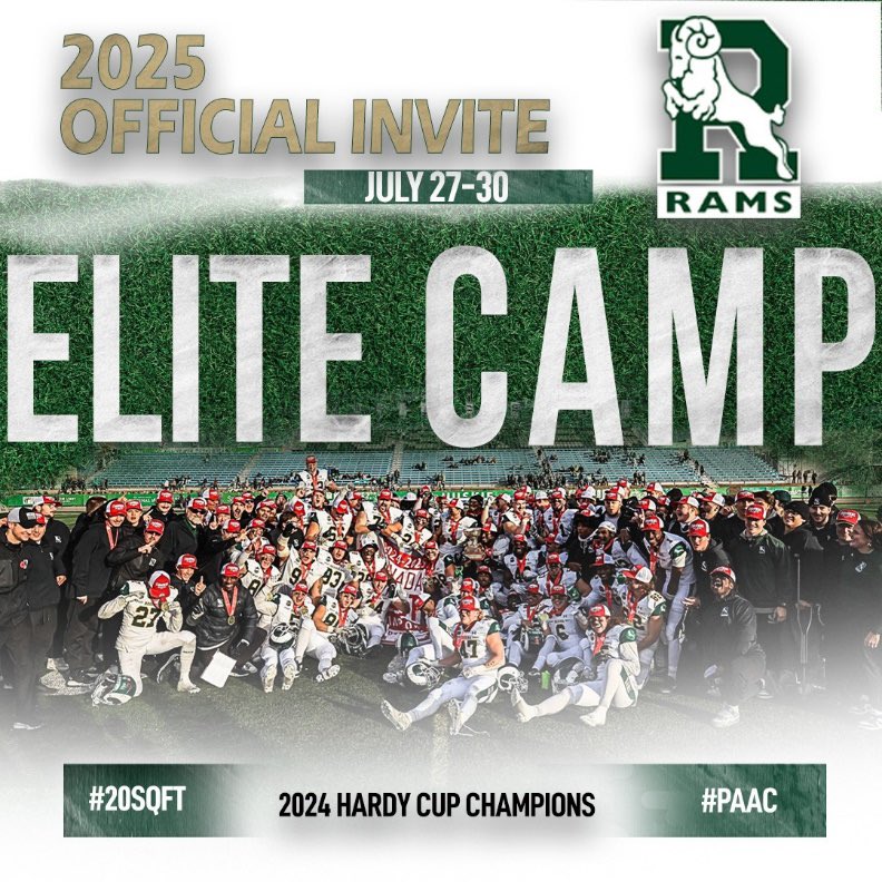 Thank you <a href="/CoachB_Anderson/">Bruce Anderson</a> for the camp invite! Very grateful <a href="/reginarams/">University of Regina Rams</a>