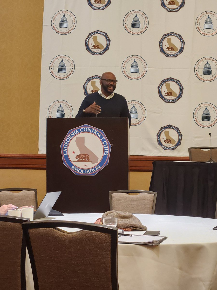 AsmMikeGipson's tweet photo. Today, I had the privilege of meeting with the @contractcities to outline my 2025 legislative agenda, which includes increasing public safety, ensuring access to care, supporting the state’s ports, and protecting the rights of all Californians. #ALL_IN #AD65 #CALeg https://t.co/3a7eSMxAms