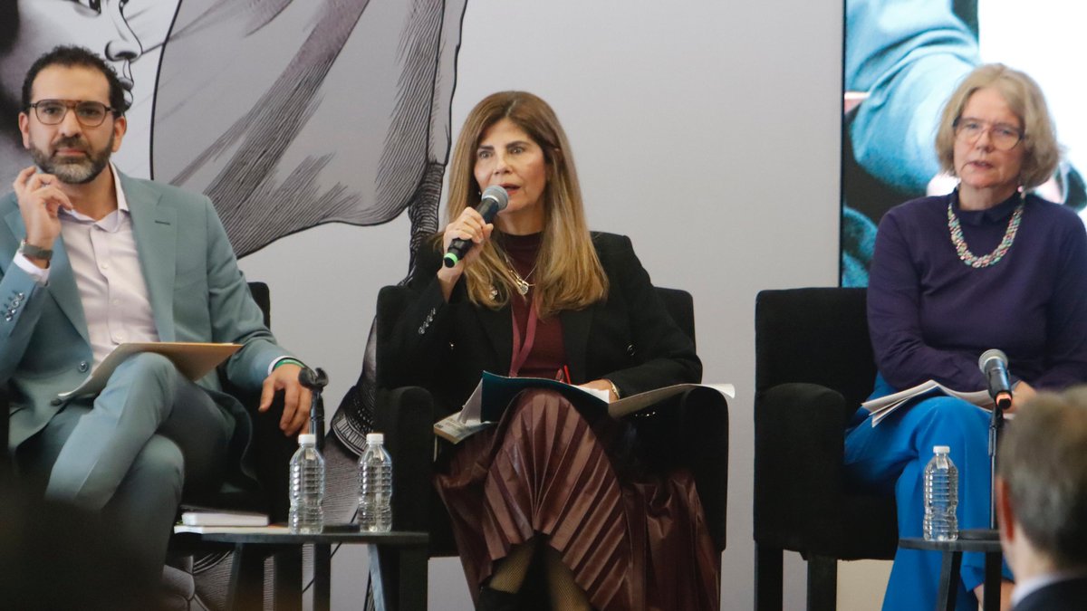 📸 En la XXXVI Reunión de titulares de Embajadas y Consulados 2025, se llevó a cabo el panel “Política Exterior Feminista”, con la participación de <a href="/LorenaLariosR/">Lorena Larios</a>, secretaria de de Cooperación Iberoamericana en la <a href="/SEGIBdigital/">SEGIB</a>; <a href="/Emiliennedeleon/">Emilienne de Leon</a>, codirectora de <a href="/EMMANA_AC/">EMMANA AC</a>; Ute