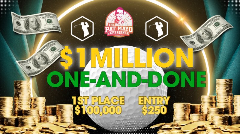 The PGA One-and-Done with the LARGEST PRIZE POOL will be full by this time tomorrow.

✅ $250 Entry
✅ Pay securely with CC
✅ Automatic Payouts
✅ Weekly SMS Pick Reminders
💰$1 Million Prize pool 👀 👀
💰$100,000 to 1st

SIGN UP NOW at fantasygolfchampionships.shgn.com/contest/mrfm7z…