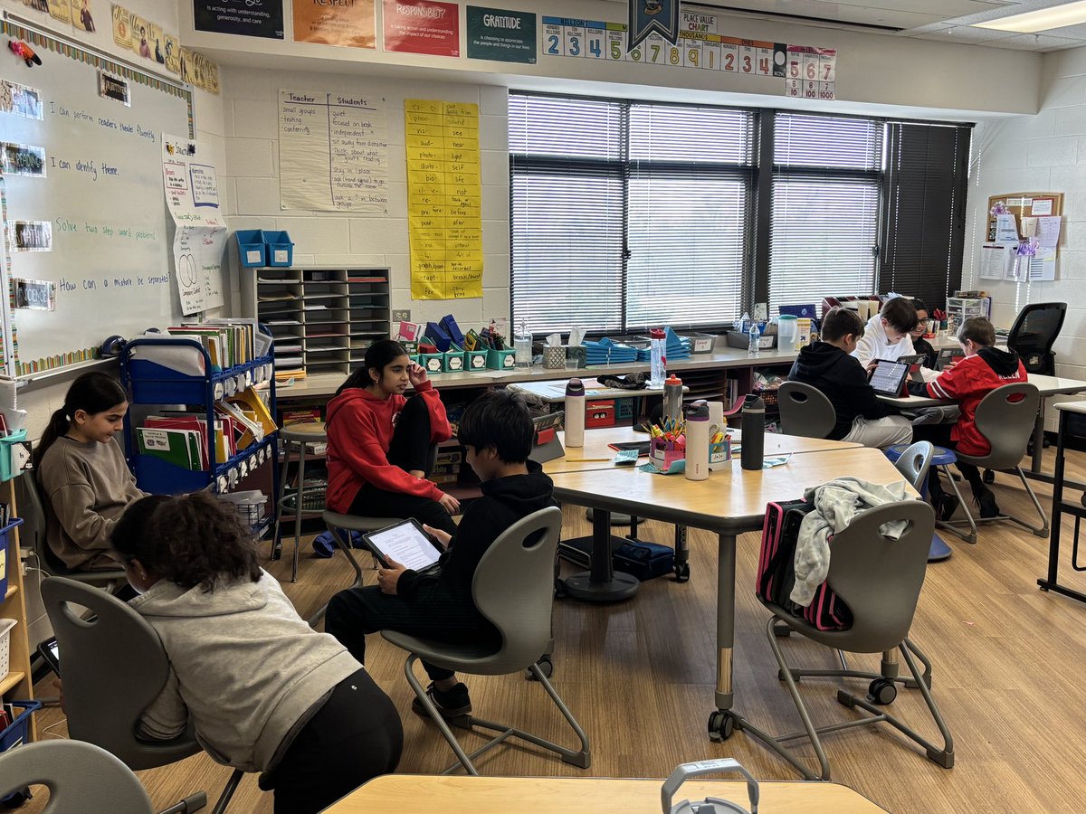 Table reads of the reader’s theater skits we wrote before the break.