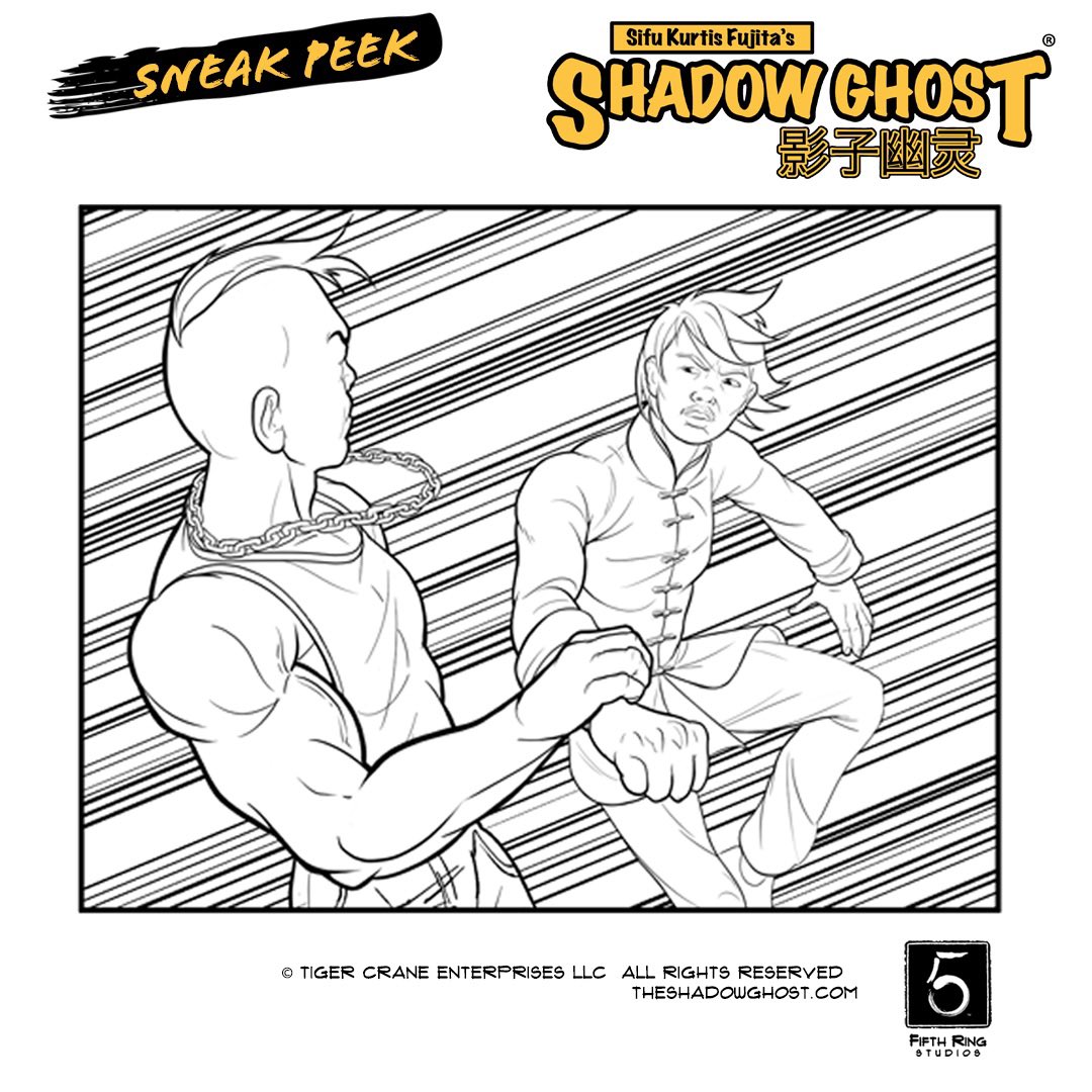 Exclusive sneak peek of my art for Shadow Ghost Issue #2!
The clash between Kingston Yam and Sifu Cheung ignites!
Kung Fu storytelling at its best! 
theshadowghost.com
#ShadowGhostComic #KungFu #MartialArts #comicbooks #comics #manga