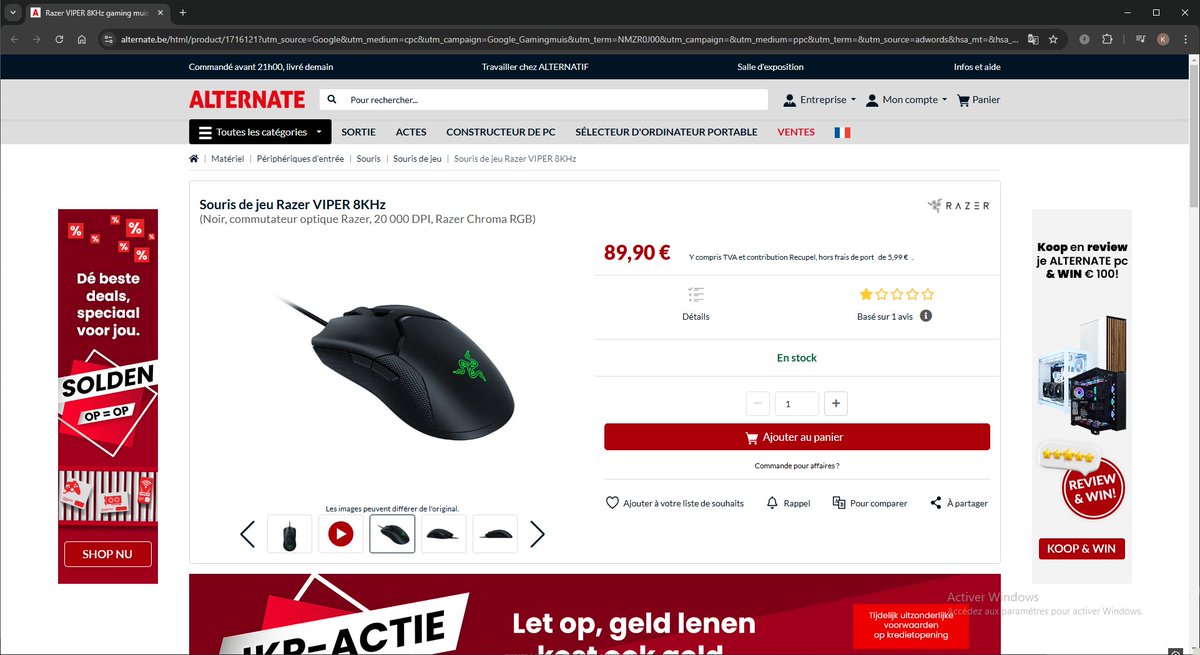 J'ai acheter cette souris ya 1 semaines j'ai essayer de la rendre i ont pas voulu donc si qq veux l'acheter venez mp neuf tjrs dans la boite aucun probléme