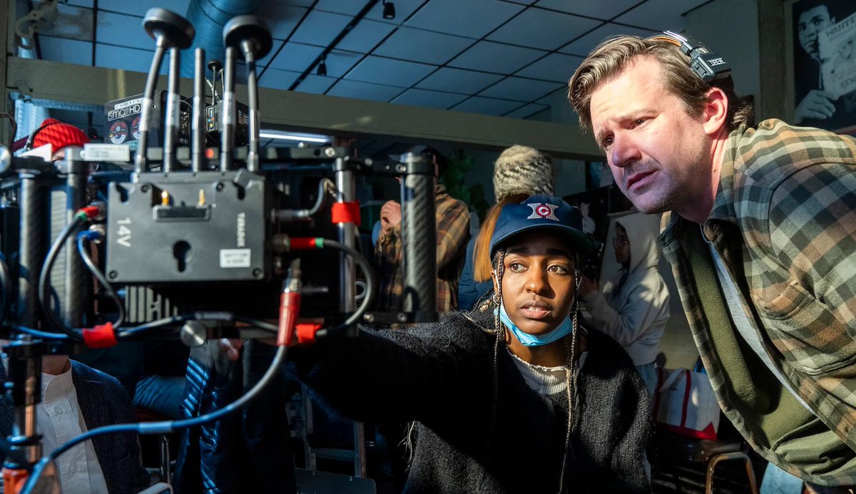 FilmUpdates's tweet image. Ayo Edebiri has received a DGA Awards nomination for Outstanding Directorial Achievement in Comedy Series for directing the episode “Napkins” for ‘THE BEAR.’