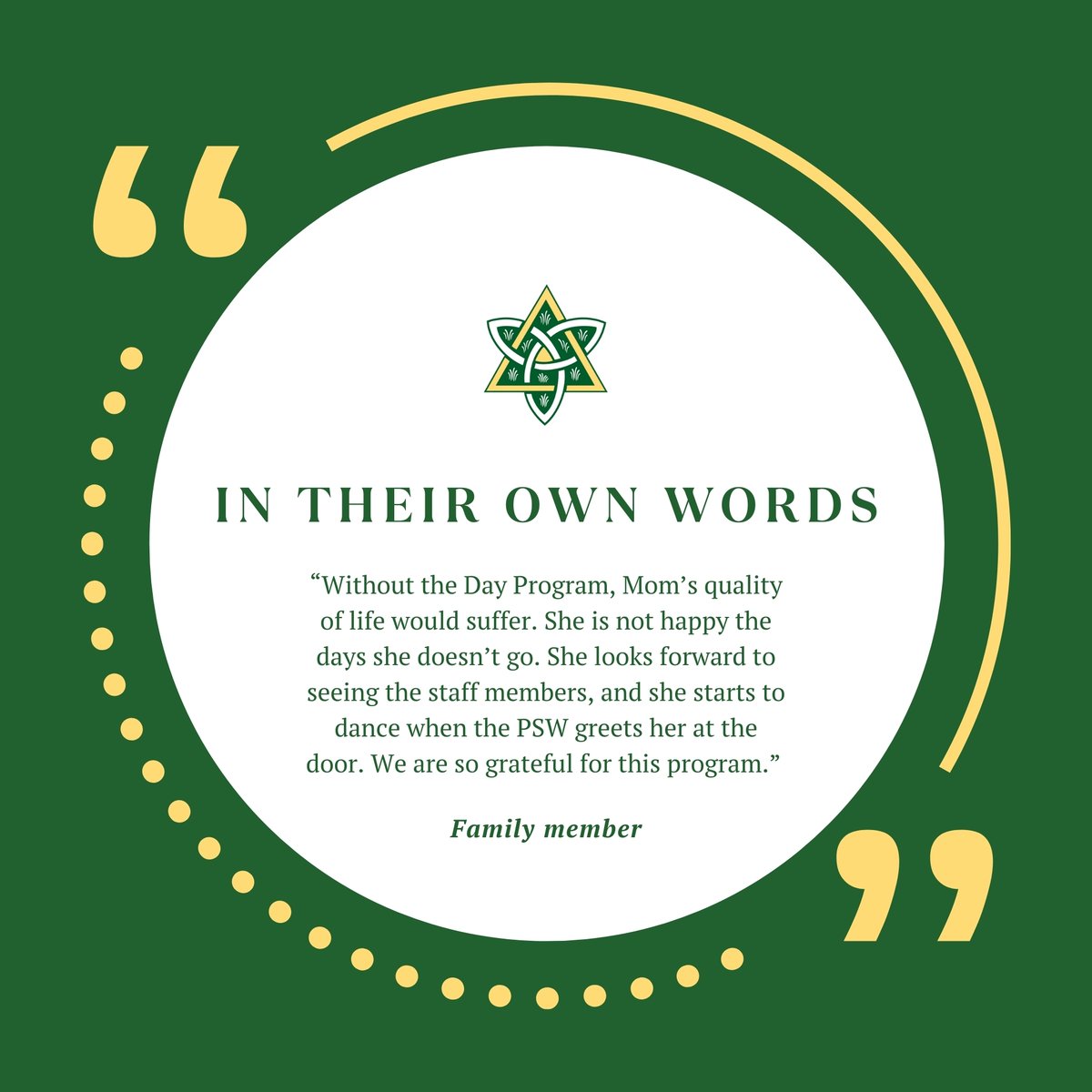 Trinity_Village's tweet photo. Community Appreciation
Your kind words mean the world to us. They inspire us to continue our mission of care and compassion every day. Thank you for being such an essential part of our community!
Learn more about the #AdultDayProgram and how it supports older adultsโlink in bio. https://t.co/cpYxMxV4Cm