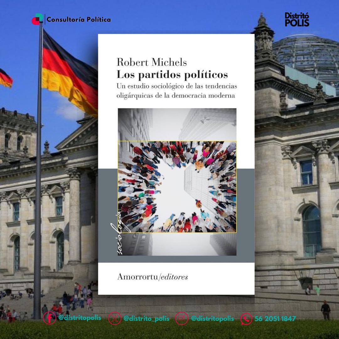 #DP | #Recomendaciones

📖📚

“Los partidos políticos”
Autor: Robert Michels

Siguiendo con el estudio del sistema de partidos su hegemonía y funcionamiento te traemos el estudio que realizó el alemán Robert Michels para contrastar sus ideas.

En #DistritóPolis siempre hay debate