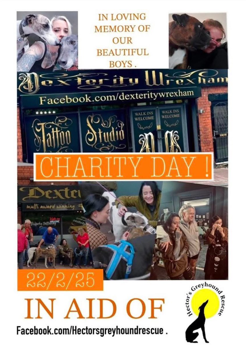 hectorsgrescue's tweet photo. Date for your diary 🐾💙❤️ @advertizer @wrexham @leaderlive the amazing guys at Dexterity are at it again. Let’s see if we can smash the last target in memory of their boys https://t.co/LA5QYJh3MX