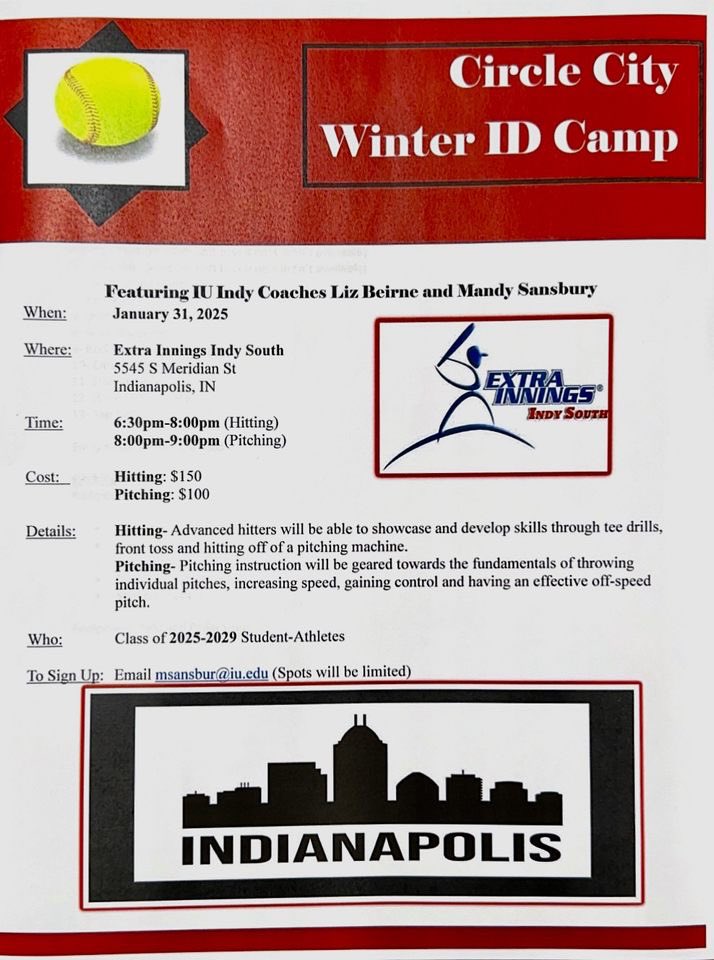 Alex Kiemeyer (@alexkiemeyer) on Twitter photo January 31st camp!! Won’t want to miss this opportunity! 🐆 <a href="/CoachMandy13/">Mandy Sansbury🥎</a> <a href="/IUINDY_SBALL/">IU Indy Softball</a> January 31st camp!! Won’t want to miss this opportunity! 🐆 <a href="/CoachMandy13/">Mandy Sansbury🥎</a> <a href="/IUINDY_SBALL/">IU Indy Softball</a>