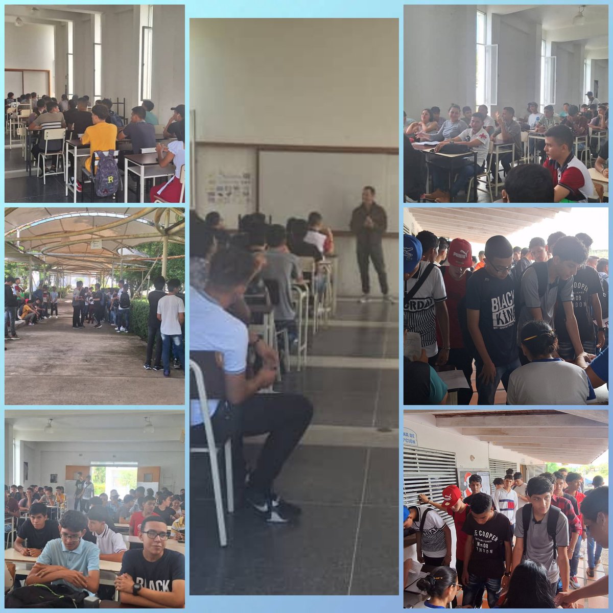 🚨Núcleo #ULA Vigía🚨
NUAA recibe a estudiantes de nuevo ingreso, hoy martes 7/1 estudiantes reciben horarios y selección de materias para iniciar sus estudios universitarios.
Cerca de 100 estudiantes de nuevo ingreso inician su semestre el próximo lunes 13/01/25
<a href="/bonuccimario/">Mario Bonucci R.</a>