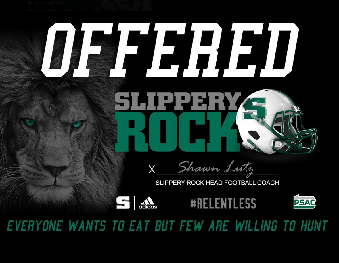 Carson Madis (@carsonmadis) on Twitter photo After a great call with Coach <a href="/CoreyDinger/">Corey Dinger</a> I’m blessed to have received my 3rd Division 2 offer to Slippery Rock University!
<a href="/NRRangerFootba1/">NR_Ranger_Football</a> After a great call with Coach <a href="/CoreyDinger/">Corey Dinger</a> I’m blessed to have received my 3rd Division 2 offer to Slippery Rock University!
<a href="/NRRangerFootba1/">NR_Ranger_Football</a>