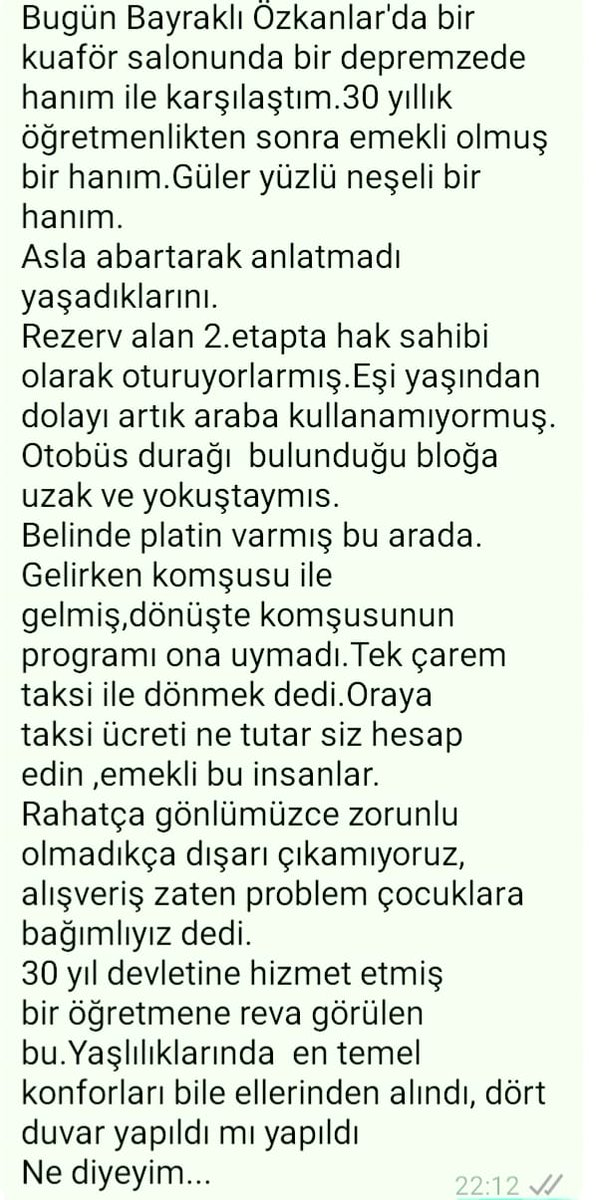 #İzmireKulakVerin 
Rezerv alan Toki gerçekleri.
Bayraklı sırtlarında kuş uçmaz kervan geçmez rezerv alanda depremzedenin bitmeyen çilesi.Alt yapı yok,fizibilite yok .
Depremzedeye ev verdiler...
Yaparsa...