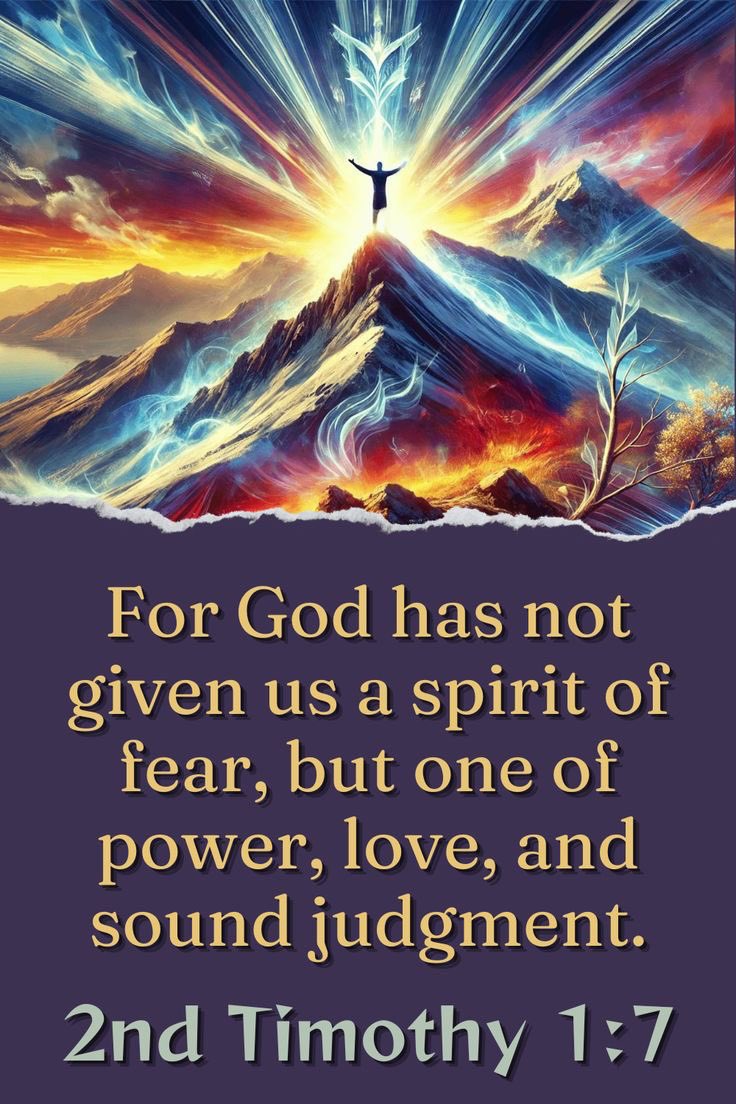 Graftedin8's tweet image. #2Timothy1:7