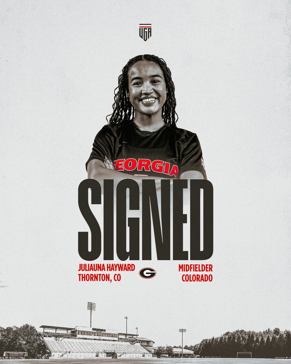 Georgia Soccer (@ugasoccer) on Twitter photo 👋 Welcome to Athens, <a href="/JuliaunaHay2/">Juliauna Hayward</a>!
ℹ️ Midfielder
📍 Thornton, Colo.
⚽️ Colorado
#GoDawgs 🐾 👋 Welcome to Athens, <a href="/JuliaunaHay2/">Juliauna Hayward</a>!
ℹ️ Midfielder
📍 Thornton, Colo.
⚽️ Colorado
#GoDawgs 🐾