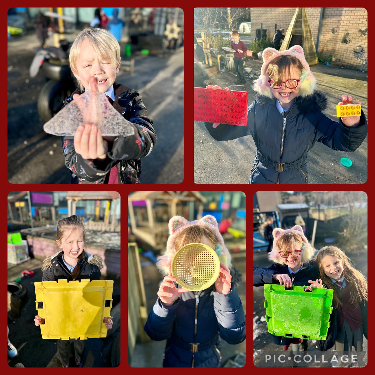 HKPSMrsKirkham's tweet photo. Our new maths topic is fractions, and we kicked it off in the sensory garden! 🍎🍂 Finding objects to halve and quarter sparked brilliant chats about equal parts. Who knew fractions could be this much fun outdoors? 🌿 #FractionsInAction #OutdoorLearning #HKPS #Room3Rocks https://t.co/mpKCq85L13