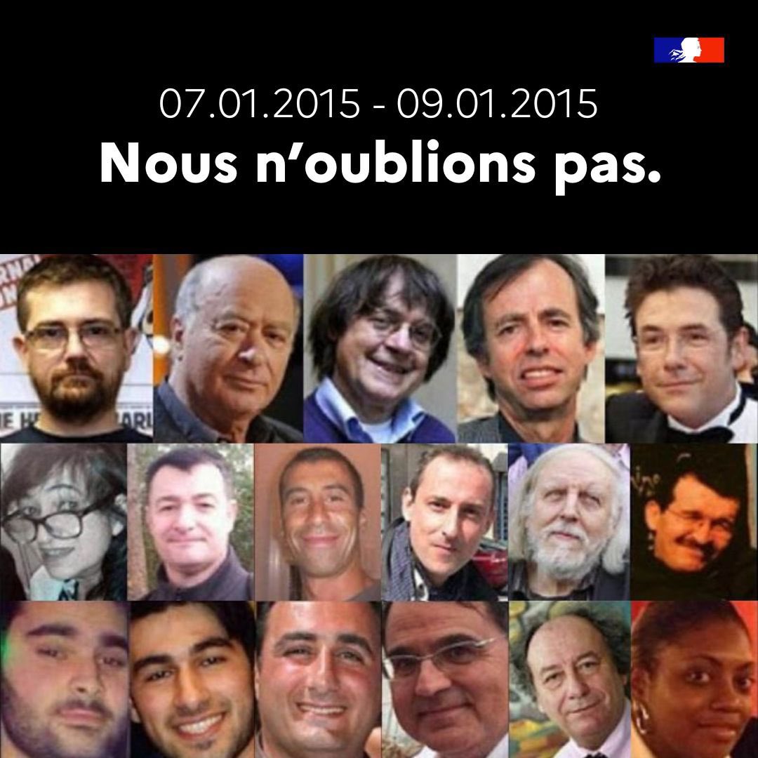 fmdidier's tweet image. Il y a 10 ans, le terrorisme islamiste frappait une fois encore notre pays en s’attaquant à des journalistes, des policiers, des français de confession juive.

N’oublions jamais.

#CharlieHebdo #Montrouge #HyperCacher #7Janvier2015 #9Janvier2015