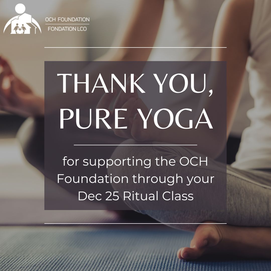A heartfelt thank you to Pure Yoga (<a href="/pureyogaottawa/">pureyogaottawa</a>) for your incredible $1,000 donation through your Christmas Day Ritual Class! Your generosity is building brighter futures and stronger communities. 💛

#AGC2024 #Community #AffordableHousing #Ottawa #OCH #yoga #thankyou