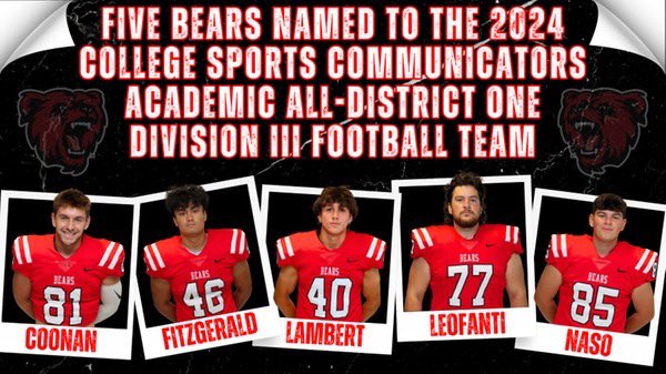 Joey Naso (@joey___naso) on Twitter photo The most important part of the game, ACADEMICS! An honor to be named to the CSC Academic All-District Team for the second year in a row. Congrats to the 4 other STUDENT athletes alongside me representing the Bears.๐ป <a href="/JosephVerria/">Joseph Verria</a> <a href="/bsubears/">Bridgewater State Bears</a> <a href="/BSU_Football_/">BSU Football</a> bsubears.com/sports/fball/2โฆ The most important part of the game, ACADEMICS! An honor to be named to the CSC Academic All-District Team for the second year in a row. Congrats to the 4 other STUDENT athletes alongside me representing the Bears.๐ป <a href="/JosephVerria/">Joseph Verria</a> <a href="/bsubears/">Bridgewater State Bears</a> <a href="/BSU_Football_/">BSU Football</a> bsubears.com/sports/fball/2โฆ