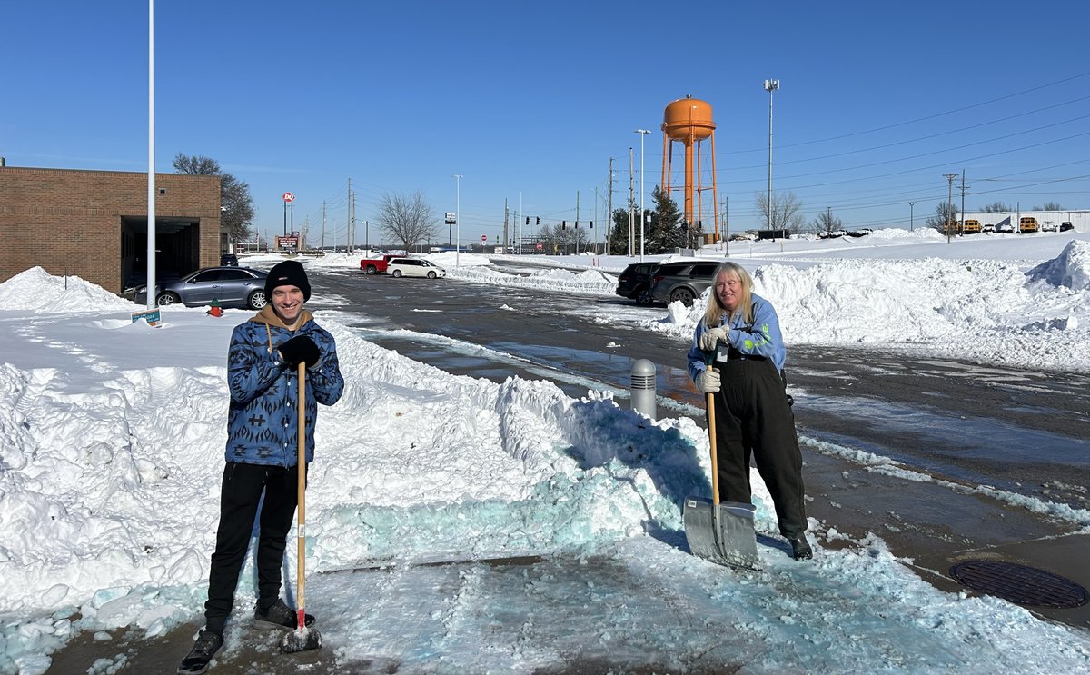 ❄️ A big Pirate shoutout to our amazing custodial and maintenance crews working hard to clear the snow! Drop a 🧡 to thank them! #PCR3Proud #SafeandCaring