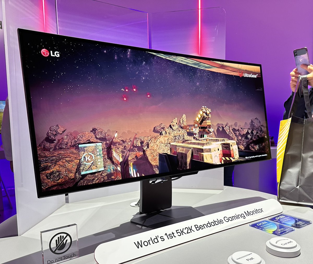 And their bendable version which was very cool. Motorized bending action