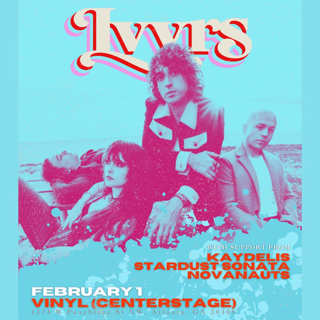 We are giving away a FREE pair of tickets to see @lvvrsband at Vinyl on Saturday, February 1! 💗 (and a show poster!)

Head over to our insta @centerstageatl for details on how to enter!

#CenterStageATL #LiveMusicATL #LiveMusic #VinylATL #TheLoftATL #AtlantaGA