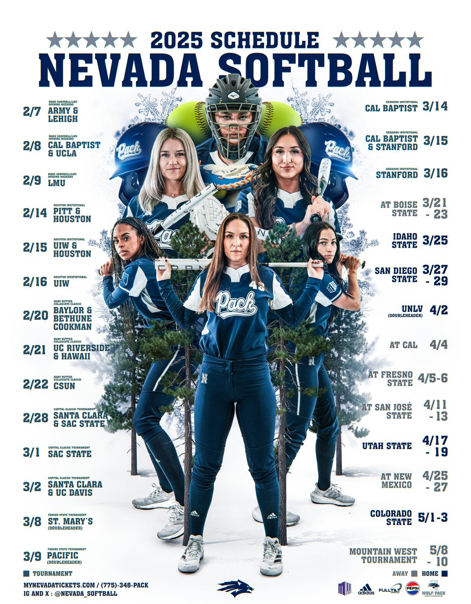 Get out your calendars 🗓️ the 2025 schedule is HERE! 

Buy your season tickets right now for the 2025 season! 

🎟️: shorturl.at/Uq25K

#BattleBorn