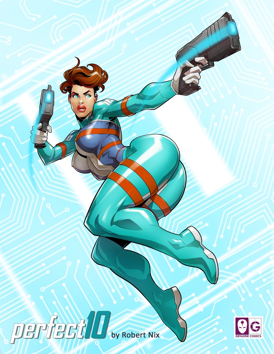 Received this amazing piece of Perfect 10 fan art, by Robert Nix! How cool is that?! 😁

Thank you so much, Robert! I absolutely love it! 😍🙏