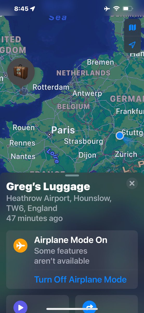 Hey <a href="/united/">United Airlines</a> and <a href="/britishairways/">British Airways</a> I’m here in Stuttgart and my bag is still there in London. How we gonna fix this?